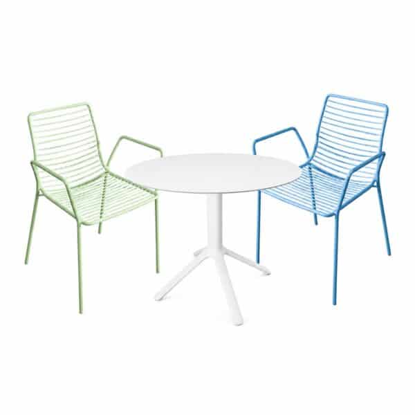 table blanche en location outdoor