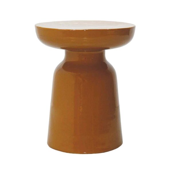 Location pouf ocre événementiel