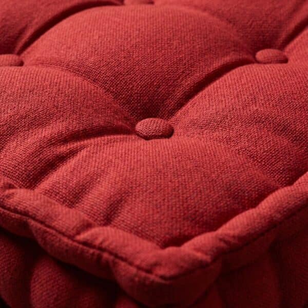 Location coussin de sol rouge